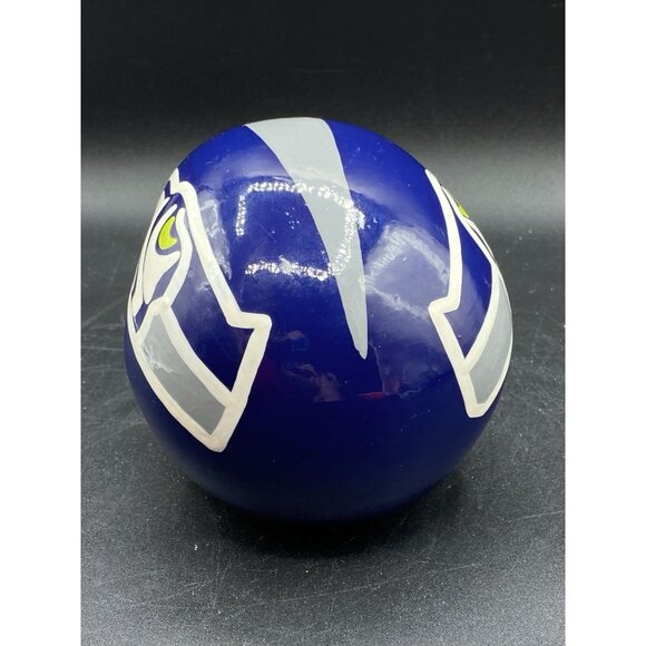 Ceramic Skull Dia de los Muertos Football Helmet Seattle Seahawks Style - Picture 4 of 10